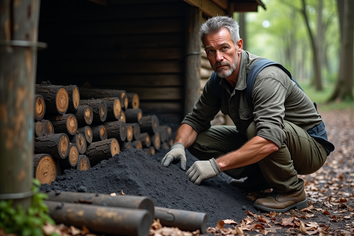 Composition du charbon : présence et rôle du bois